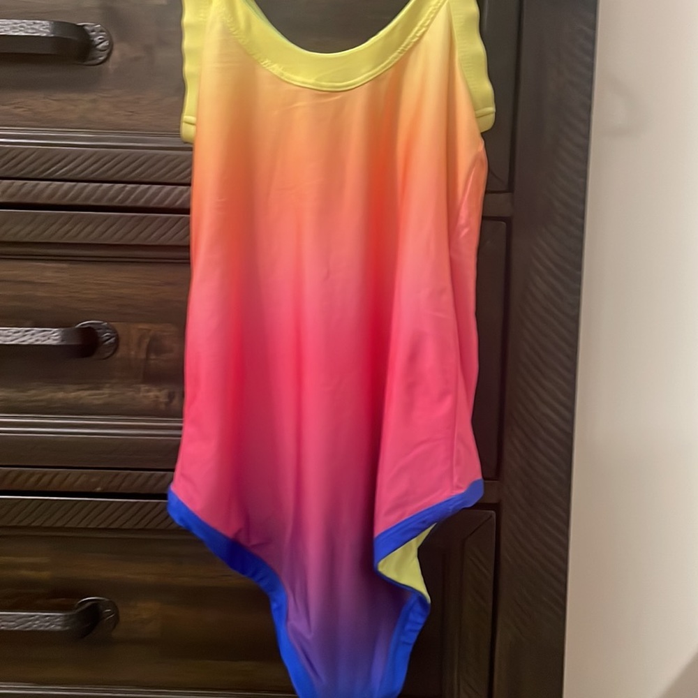 Beach Riot Neon Rainbow One Piece Swimsuit - Picture 3 of 4
